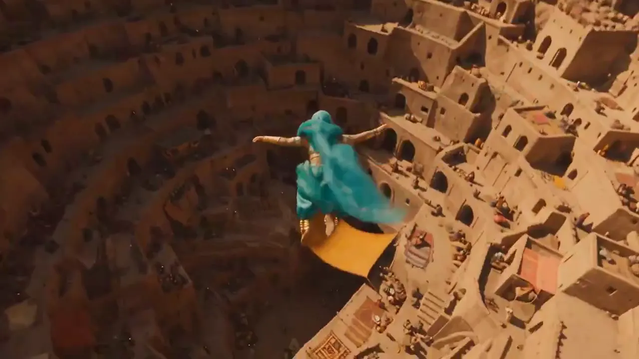 Frame from Turquoise dancer in a desert city