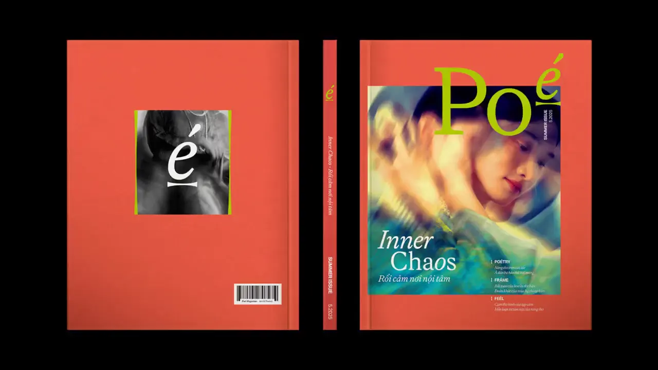 Frame from Poé poetry and art magazine